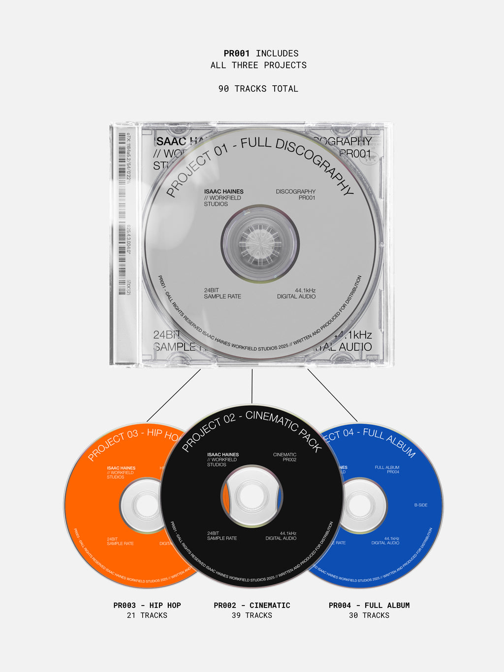 PR001 - FULL DISCOGRAPHY
