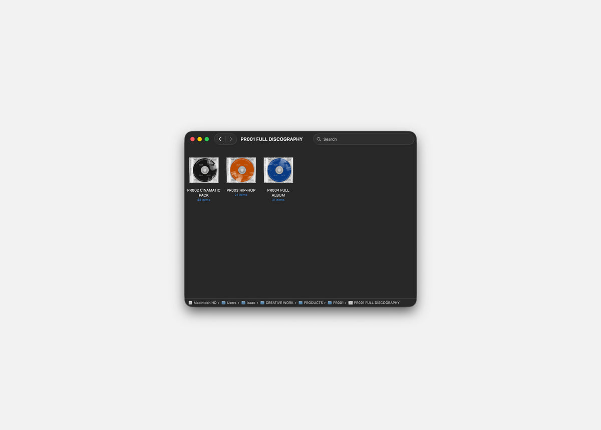 PR001 - FULL DISCOGRAPHY