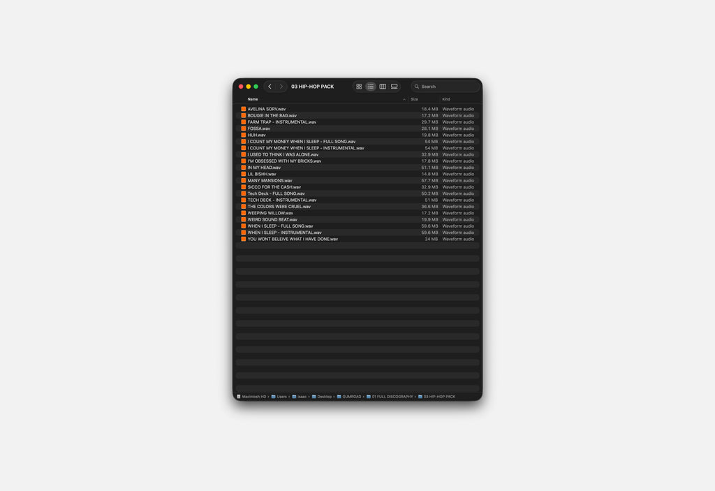 PR001 - FULL DISCOGRAPHY